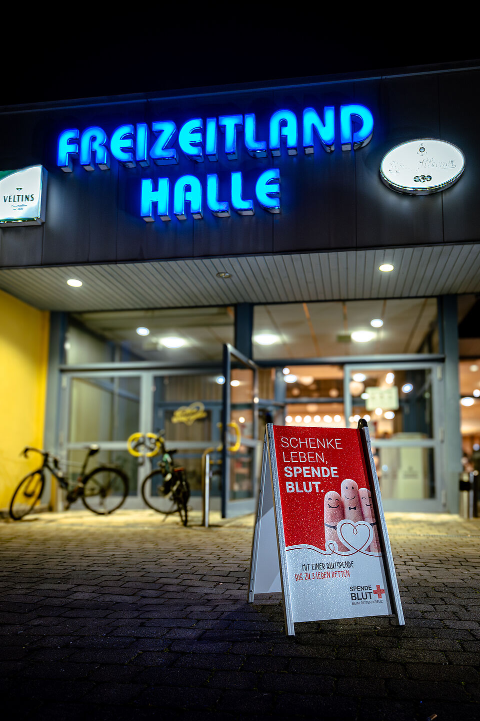 Blutspende Freizeitlandhalle Beitragsfoto